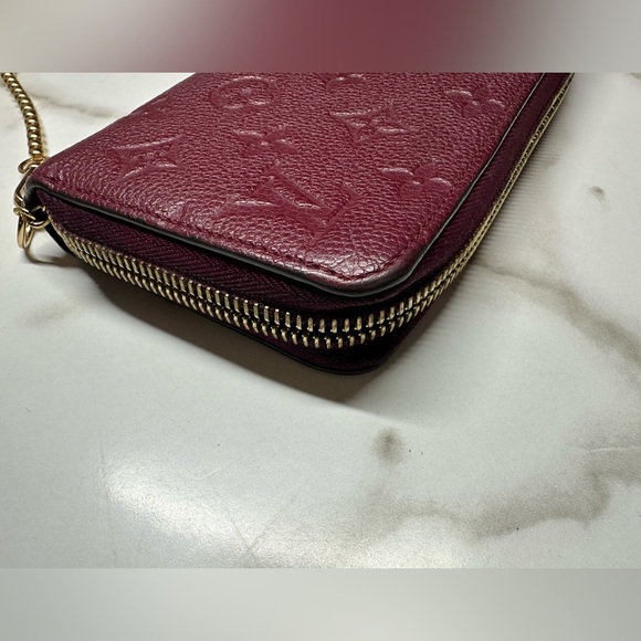 Authentic Louis Vuitton Empreinte Zippy Wallet in Aurore WOC. COA included - Picture 8 of 13